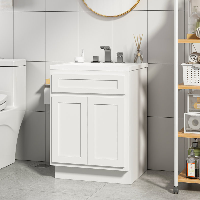 Home Beyond 24'' Single Bathroom Vanity Base Only & Reviews | Wayfair